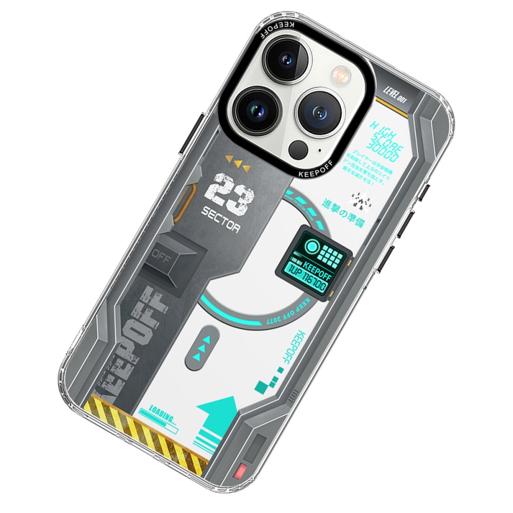 Keep Off iPhone 15 Pro Future Armor Magsafe Kapak - Advance Attack
