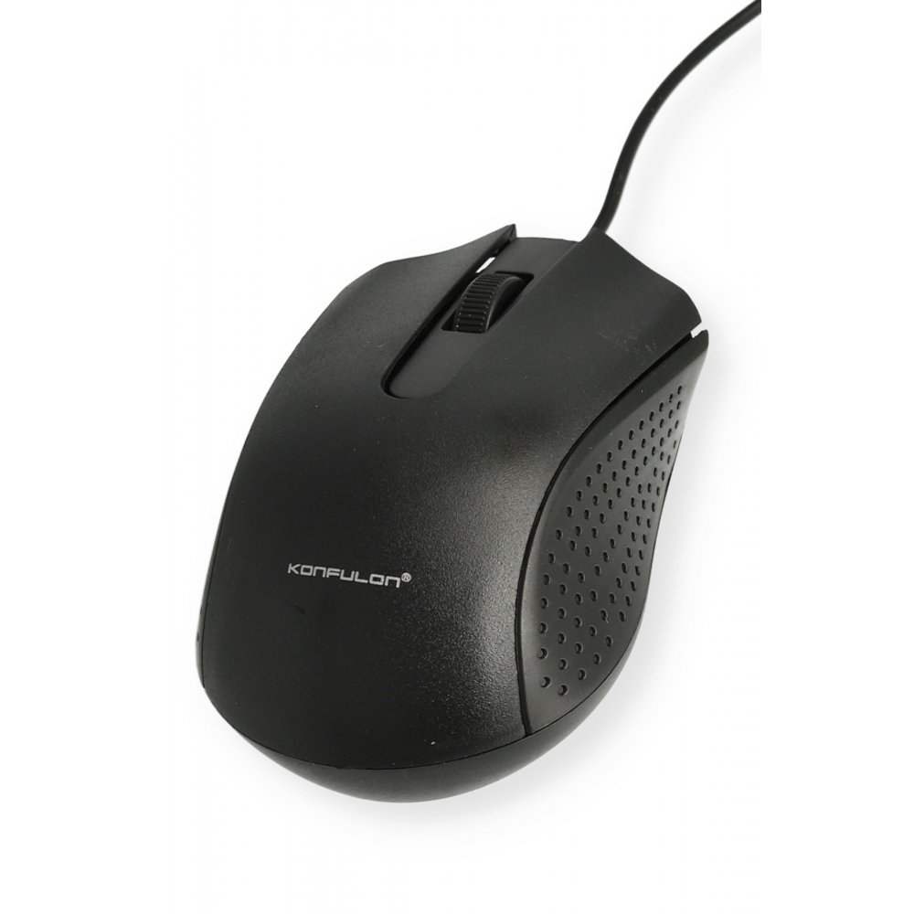 Konfulon B300 Kablolu Optik Mouse - Siyah