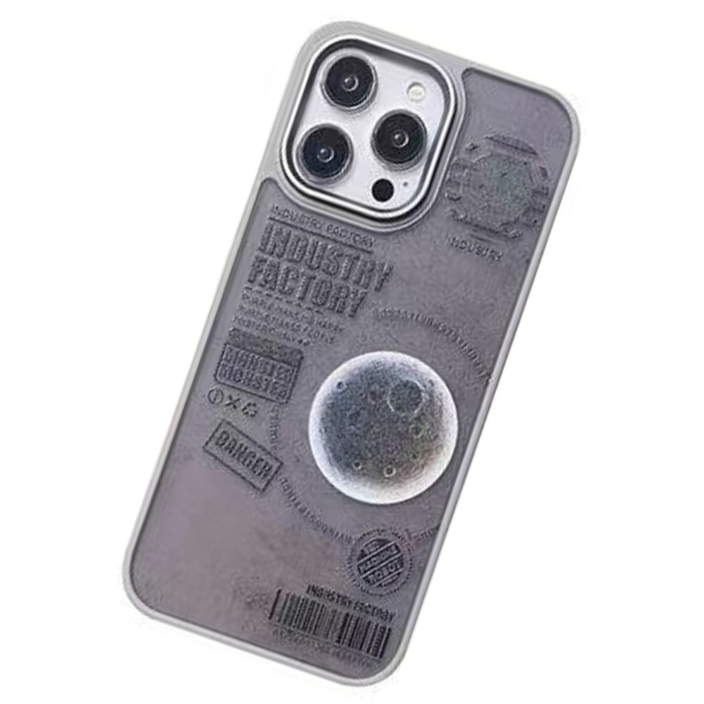 Movenchy iPhone 14 Pro Terra Desenli Kapak - Siyah - 2
