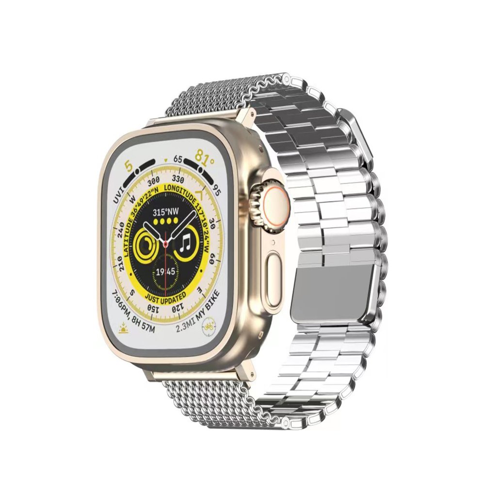 Newface Apple Watch 38mm Ascend Metal Kordon - Gümüş