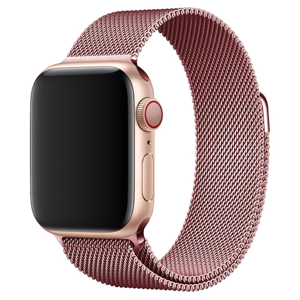 Newface Apple Watch 38mm Metal Mıknatıslı Kordon - Rose