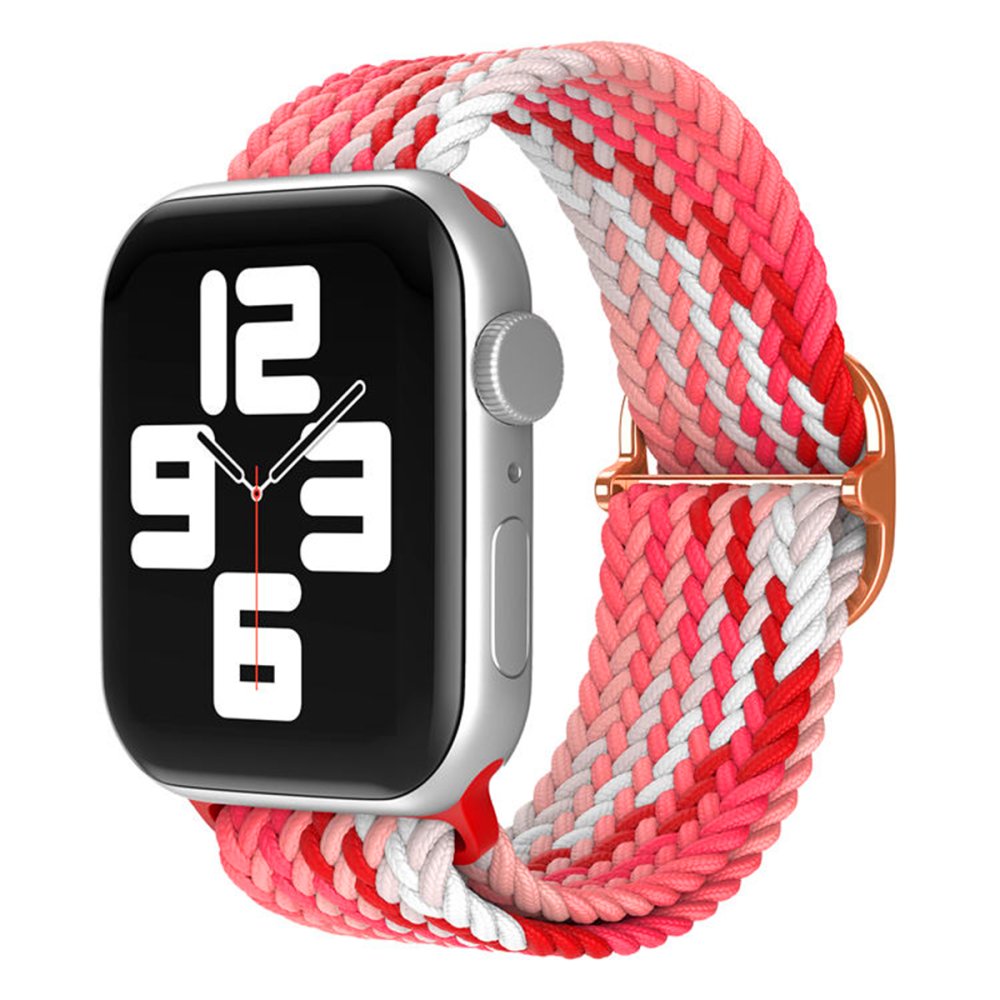 Newface Apple Watch 40mm Star Kordon - Pembe-Kırmızı