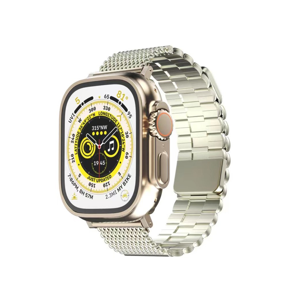 Newface Apple Watch 41mm Ascend Metal Kordon - Yıldız Işığı