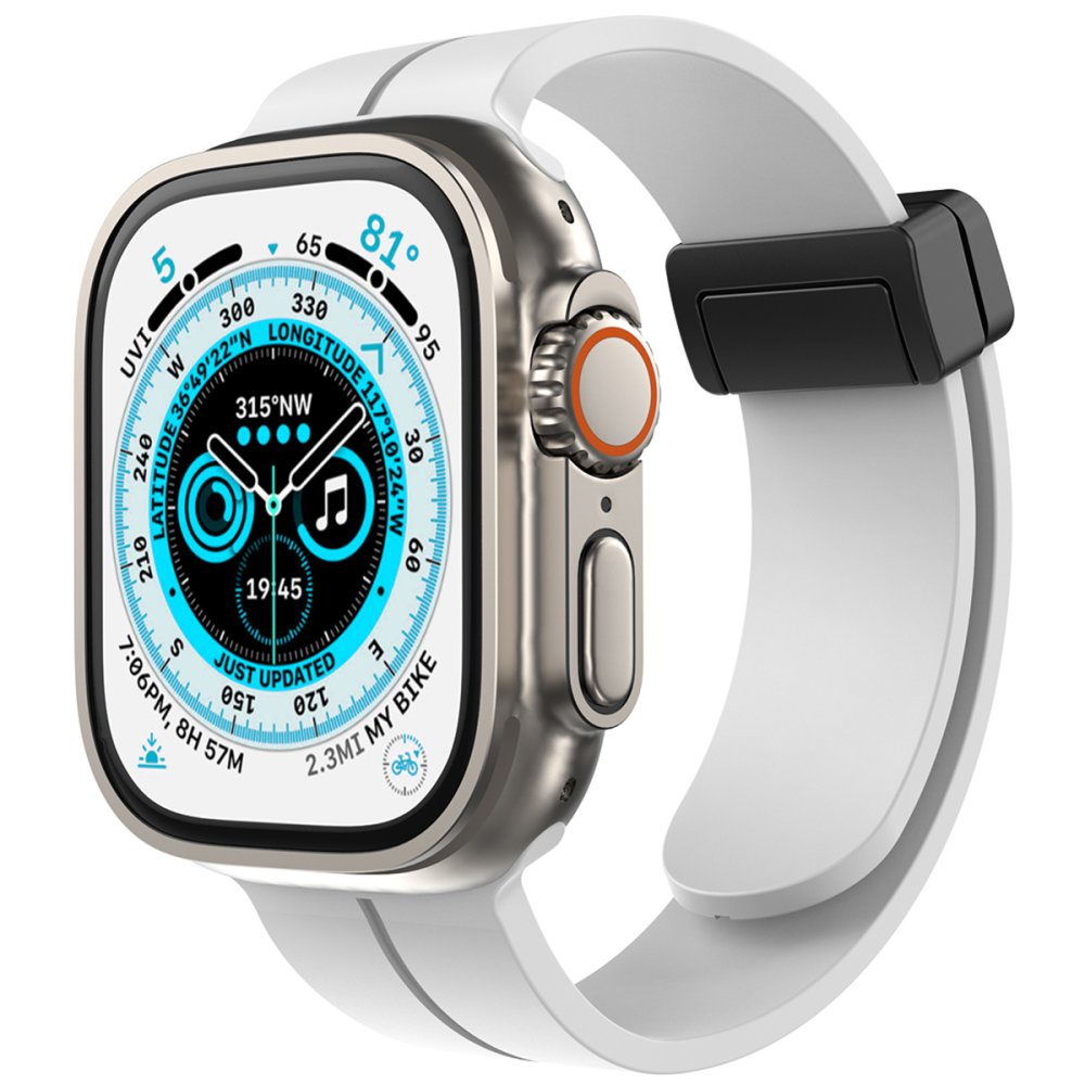 Newface Apple Watch 41mm KR412 Elegance Stylısh Kordon - Beyaz