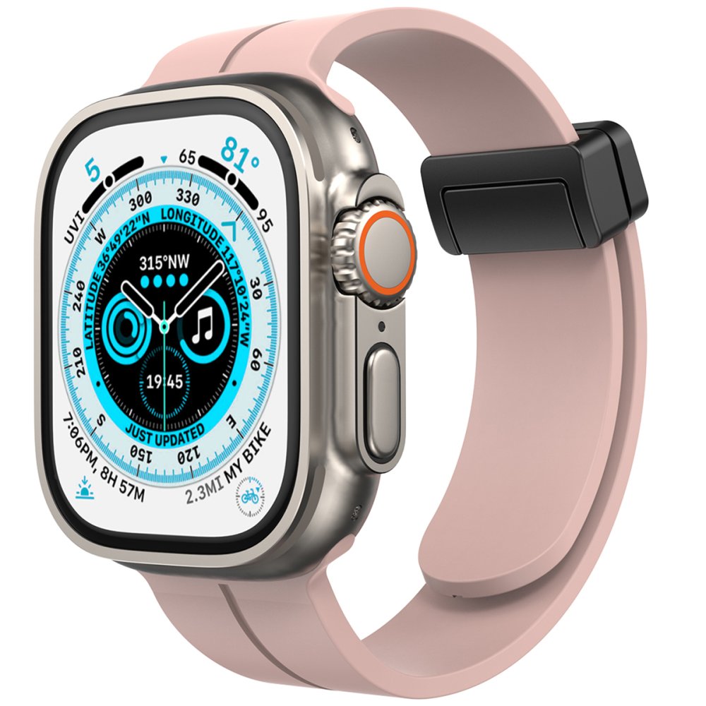 Newface Apple Watch 42mm KR412 Elegance Stylısh Kordon - Pudra