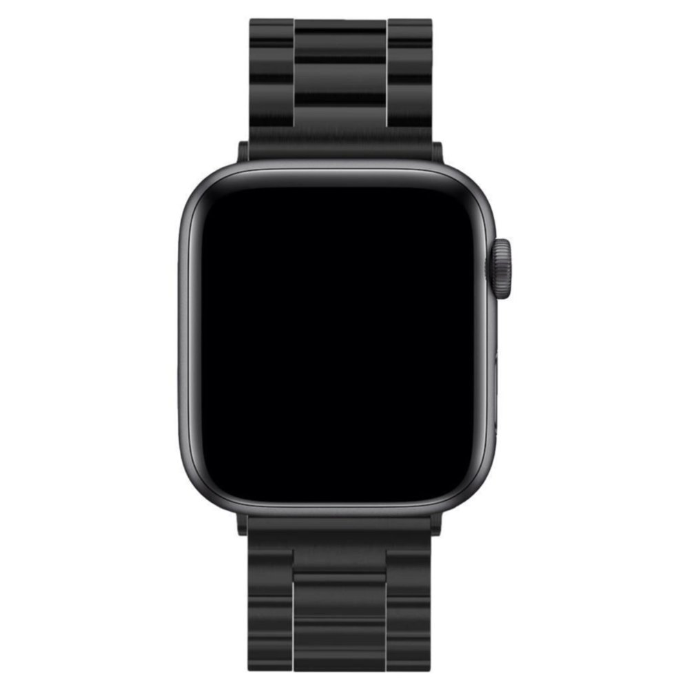 Newface Apple Watch 42mm Metal Baklalı Kordon - Siyah