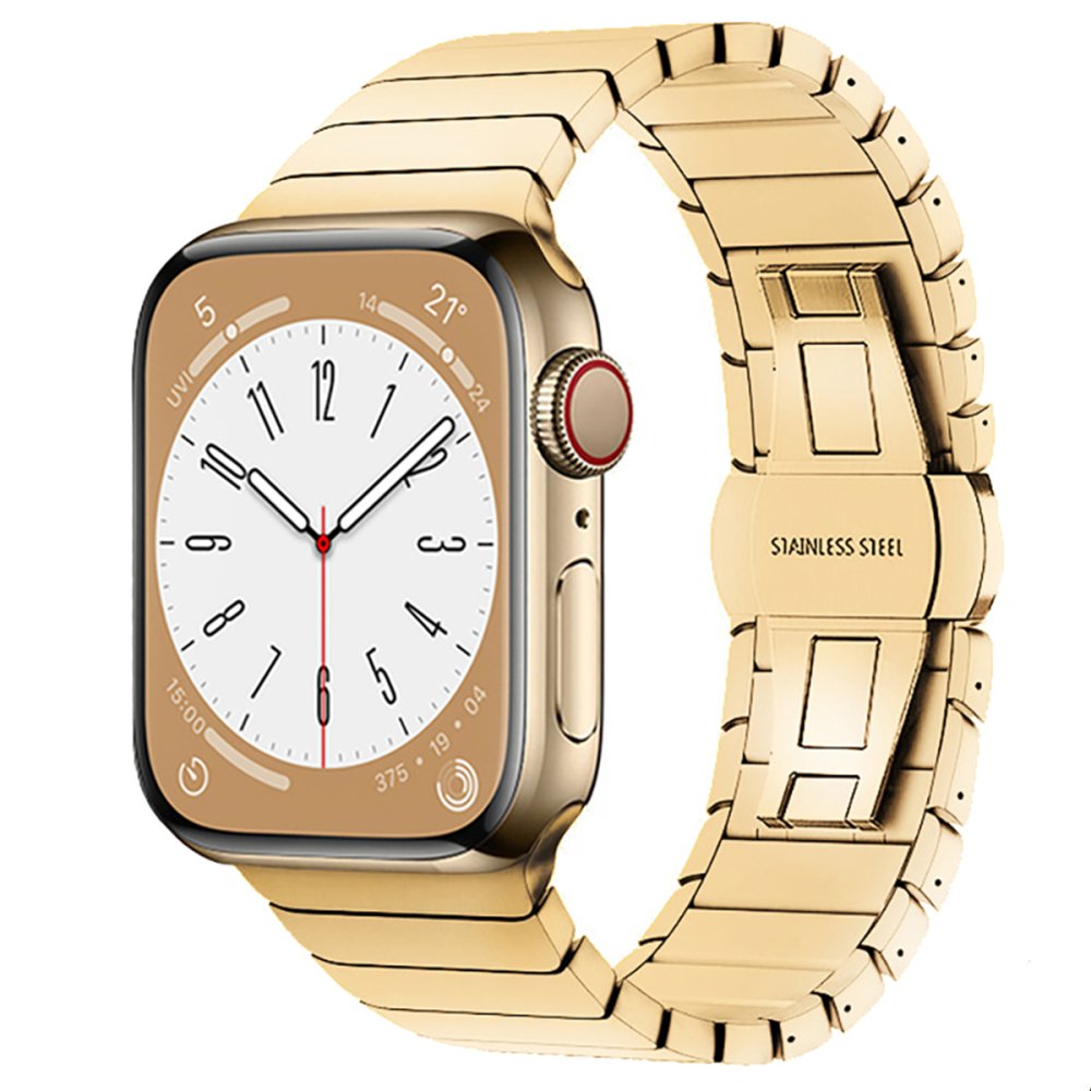 Newface Apple Watch 45mm KR413 Fine Steel Kordon - Gold