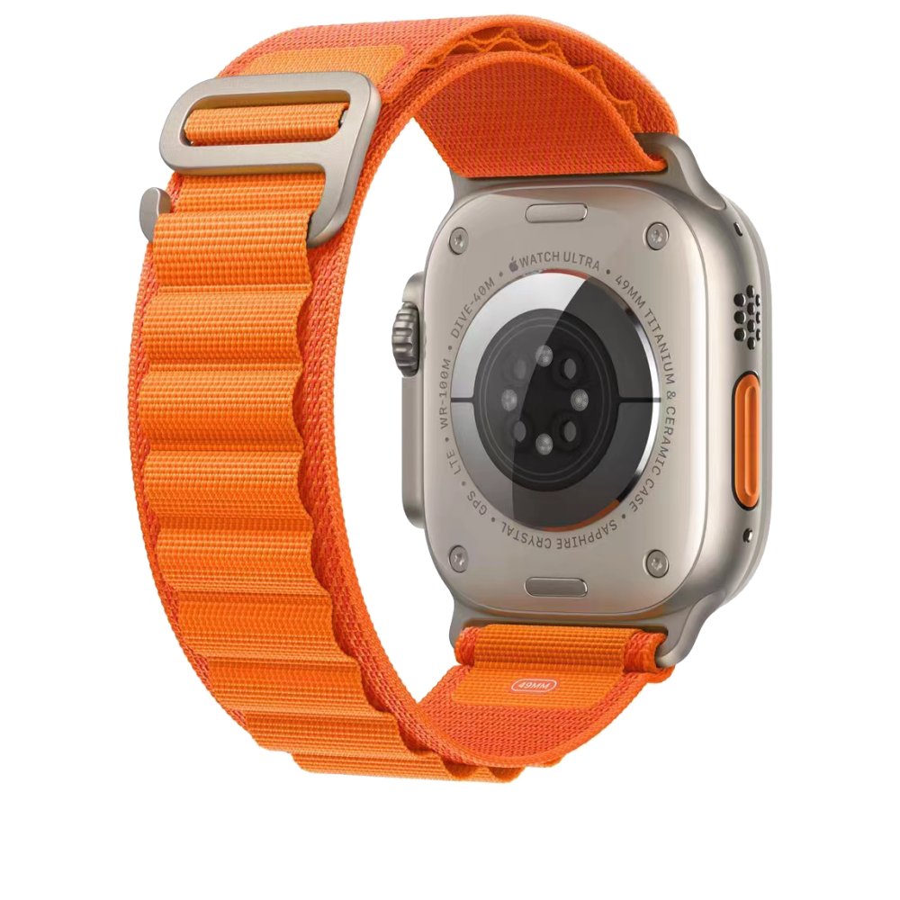 Newface Apple Watch 45mm Mountain Kordon - Turuncu