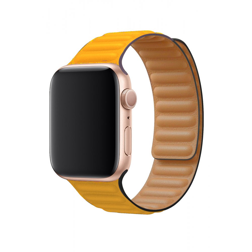 Newface Apple Watch 38mm Loop Kordon - Sarı