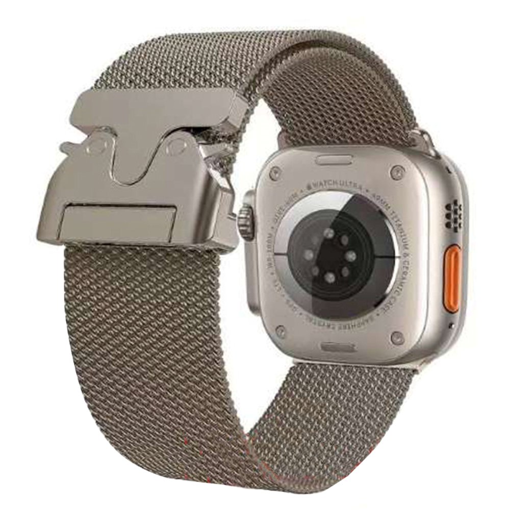 Newface Apple Watch Ultra 49mm Milano Metal Kordon - Desert