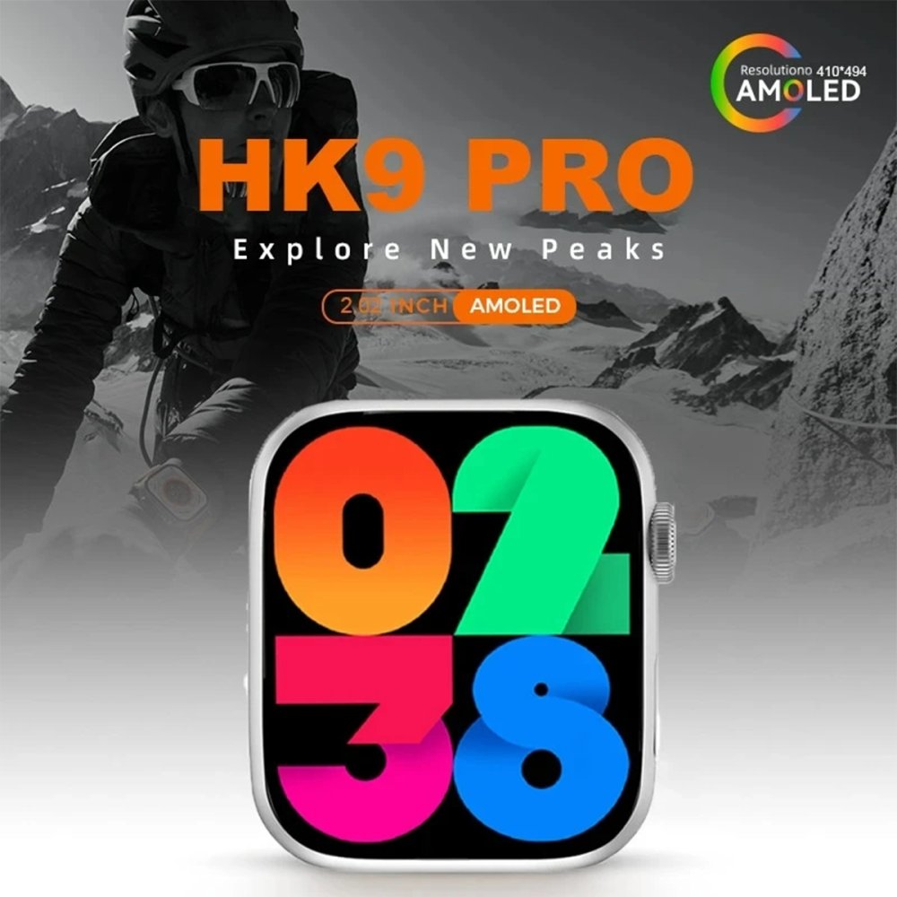 Newface HK9 Pro Amoled Ekranlı Akıllı Saat - Siyah