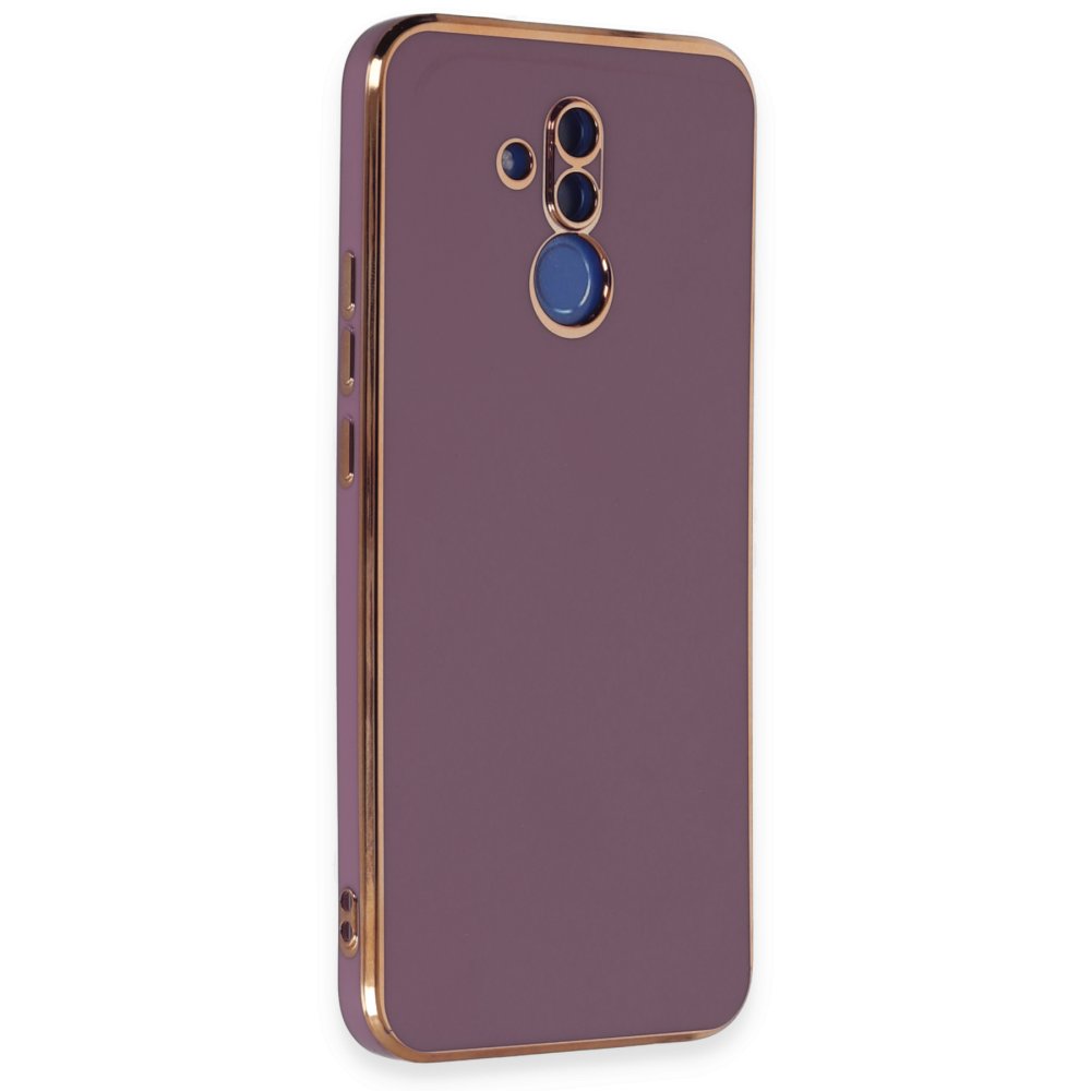 Newface Huawei Mate 20 Lite Kılıf Volet Silikon - Mor