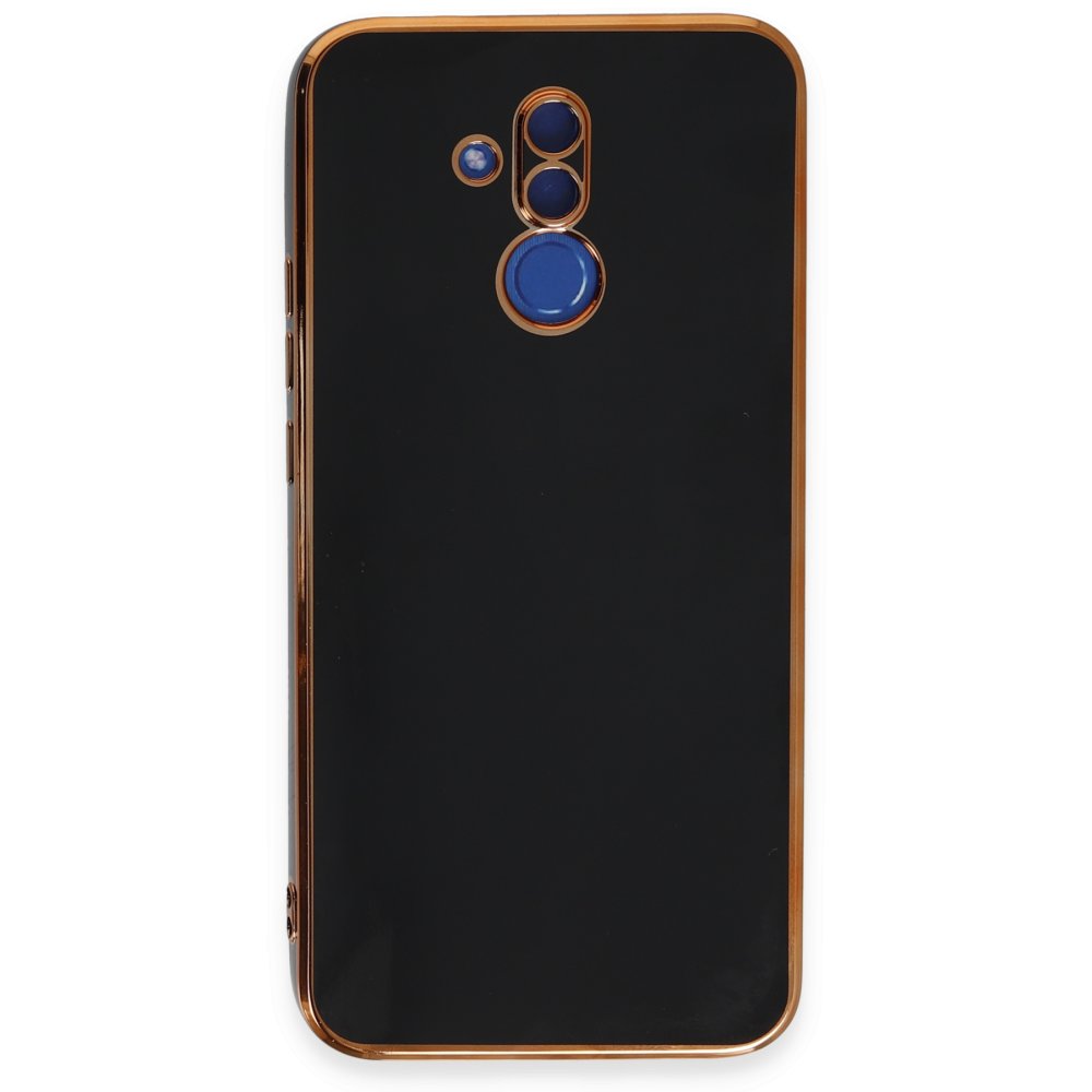 Newface Huawei Mate 20 Lite Kılıf Volet Silikon - Siyah