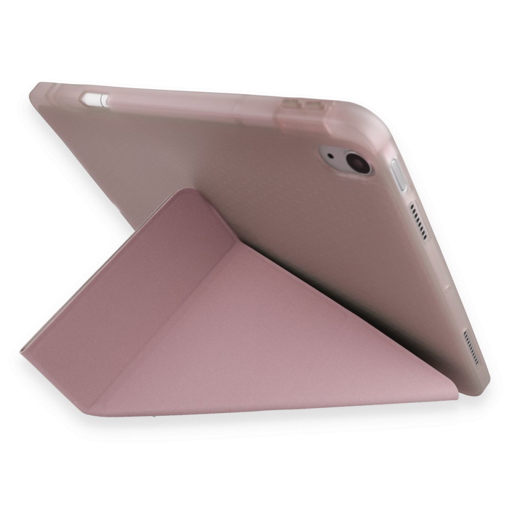 Newface Huawei MatePad 11.5 Kılıf Kalemlikli Mars Tablet Kılıfı - Rose Gold