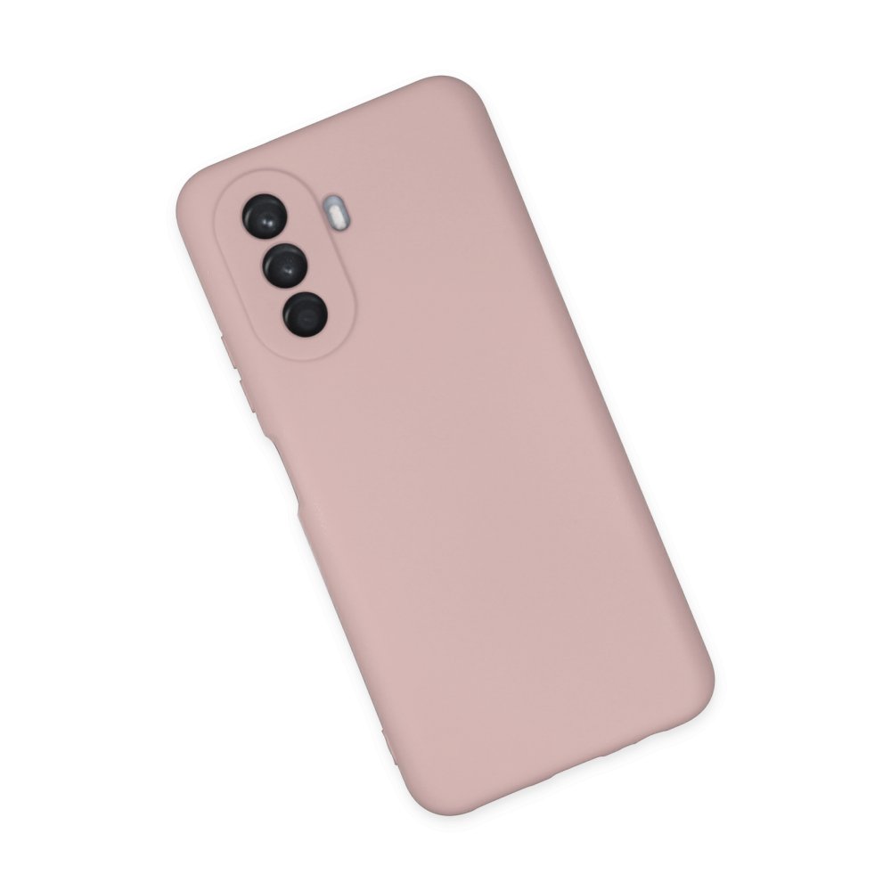 Newface Huawei Nova Y70 Kılıf Nano içi Kadife Silikon - Pudra