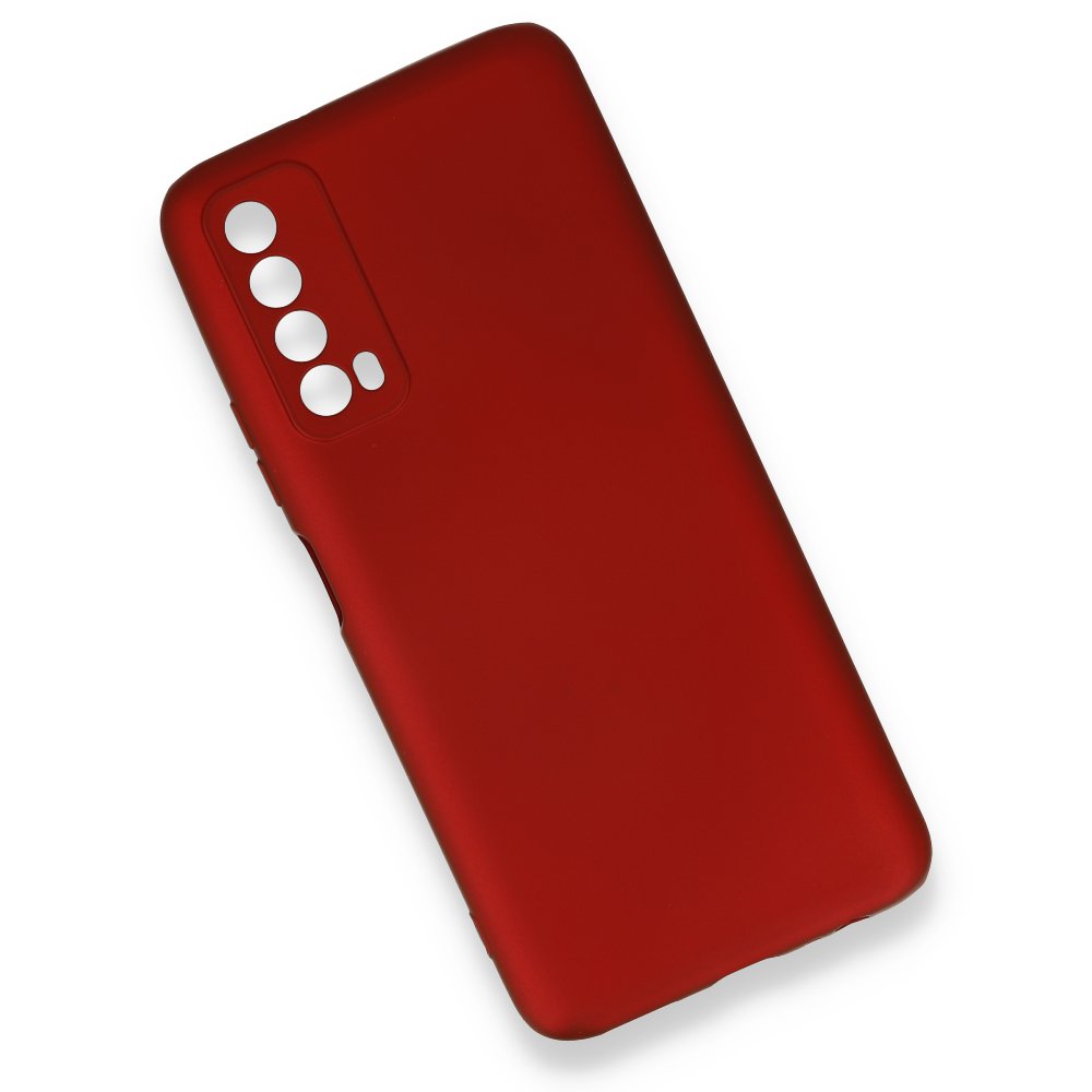 Newface Huawei P Smart 2021 Kılıf First Silikon - Bordo