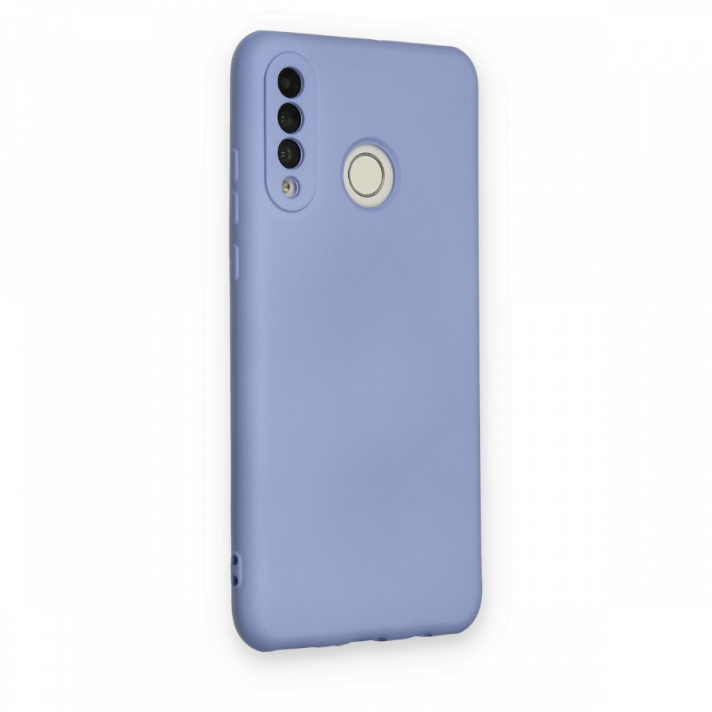 Newface Huawei P30 Lite Kılıf Nano içi Kadife Silikon - Lila