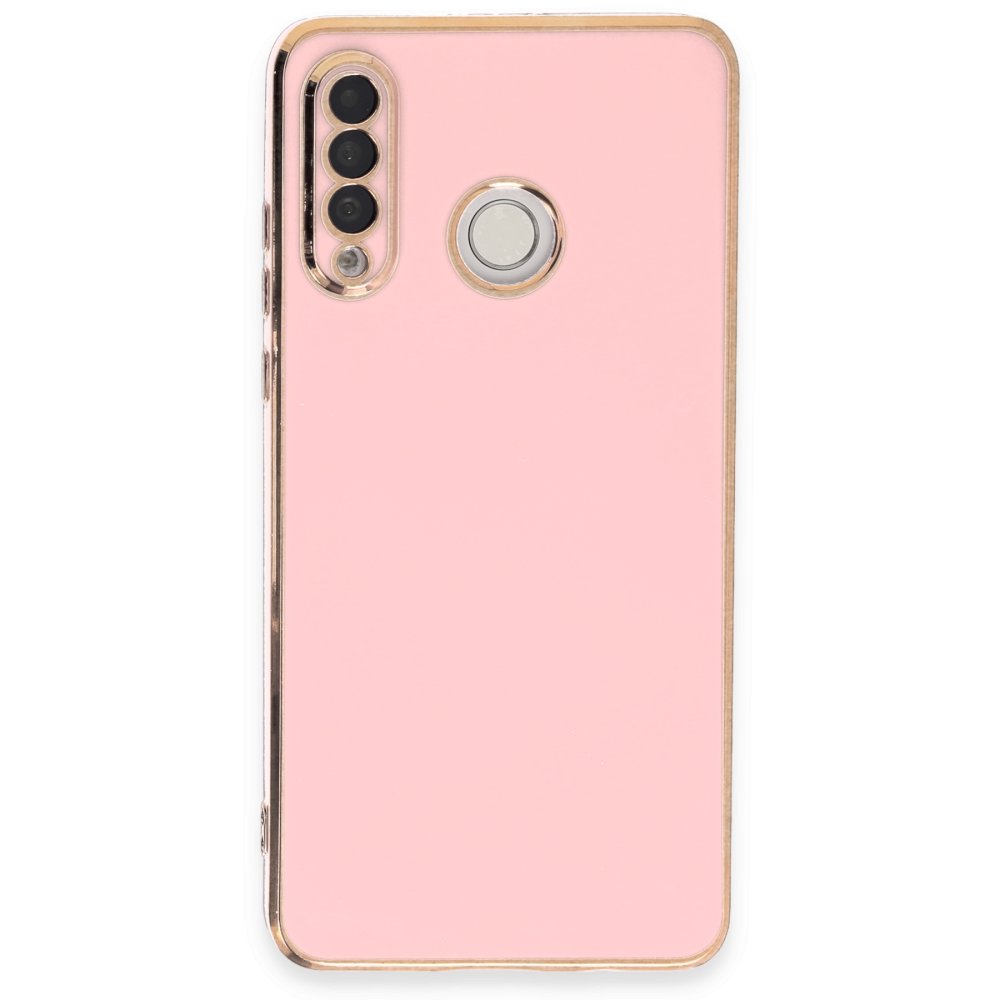 Newface Huawei P30 Lite Kılıf Volet Silikon - Pembe