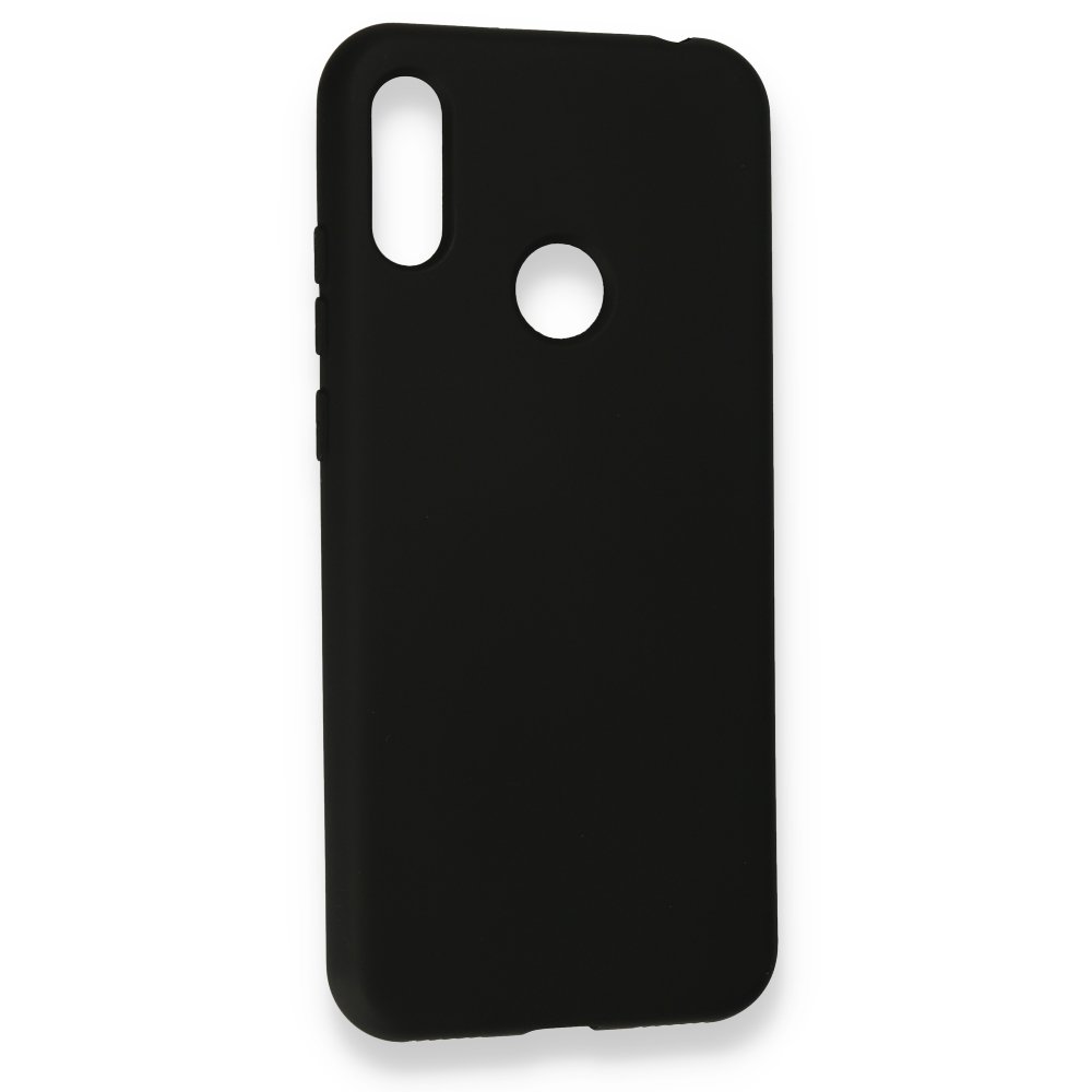 Newface Huawei Y6S Kılıf Nano içi Kadife Silikon - Siyah