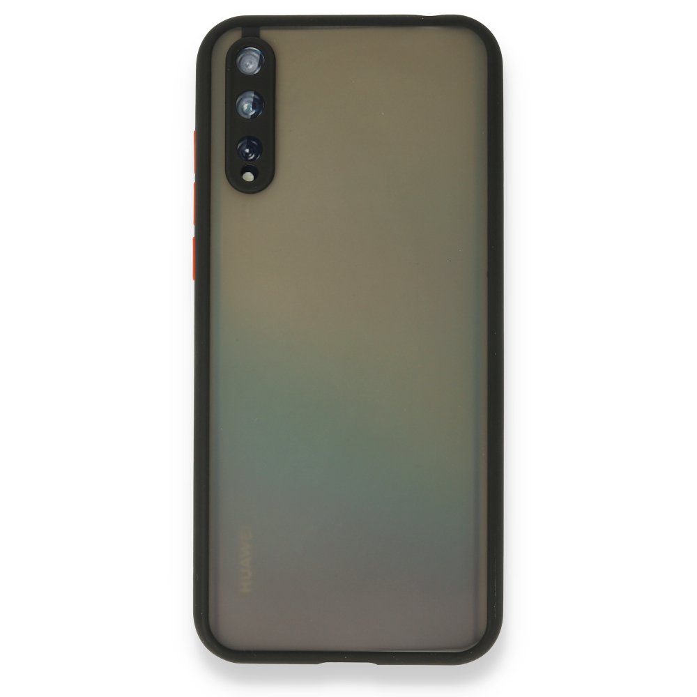 Newface Huawei Y8P Kılıf Montreal Silikon Kapak - Siyah