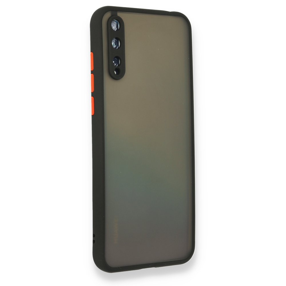 Newface Huawei Y8P Kılıf Montreal Silikon Kapak - Siyah