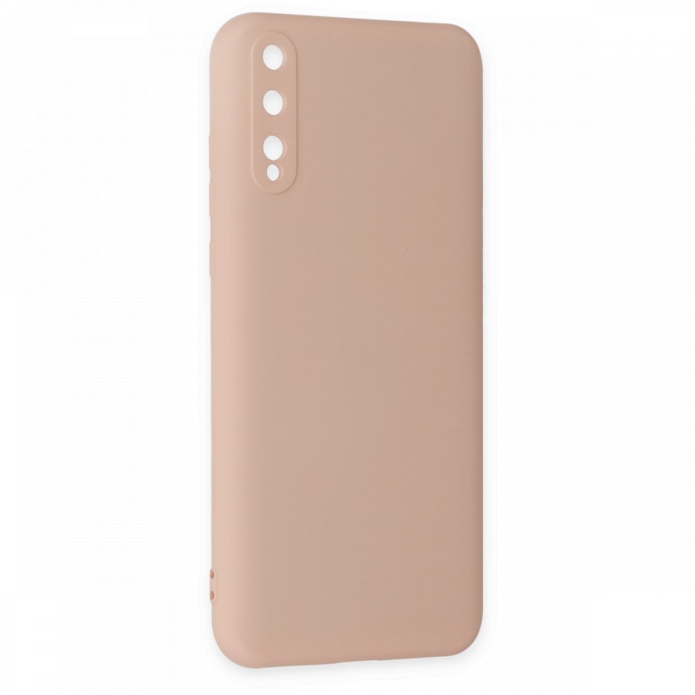 Newface Huawei Y8P Kılıf Nano içi Kadife Silikon - Pudra