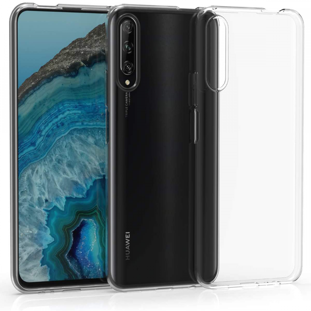 Newface Huawei P Smart Pro / Y9S Kılıf Lüx Şeffaf Silikon