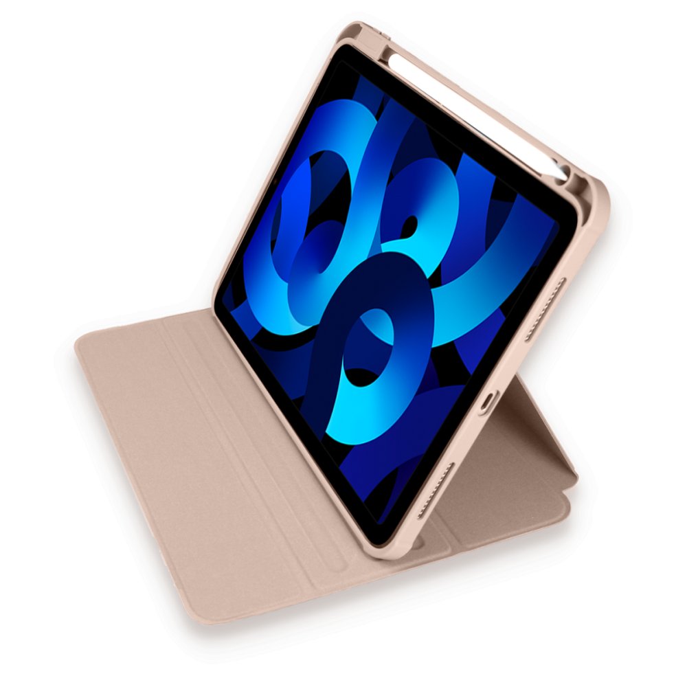 Newface iPad 10.2 (8.nesil) Kılıf Starling 360 Kalemlikli Tablet Kılıf - Rose Gold