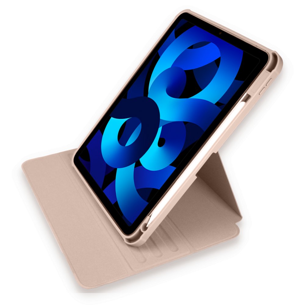 Newface iPad 10.2 (8.nesil) Kılıf Starling 360 Kalemlikli Tablet Kılıf - Rose Gold