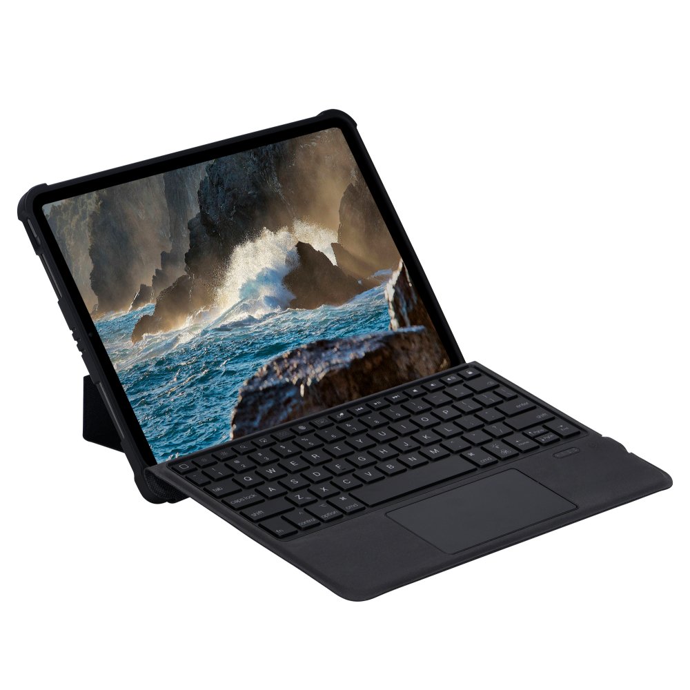 Newface iPad Pro 11 (2018) Kılıf İnter Ledli Klavyeli Tablet Kılıfı - Siyah