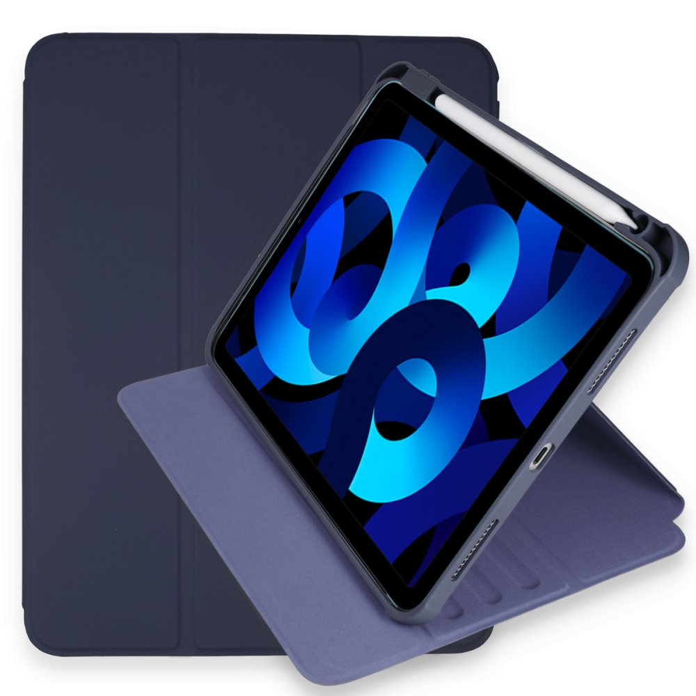 Newface iPad Pro 12.9 (2020) Kılıf Starling 360 Kalemlikli Tablet Kılıf - Lacivert