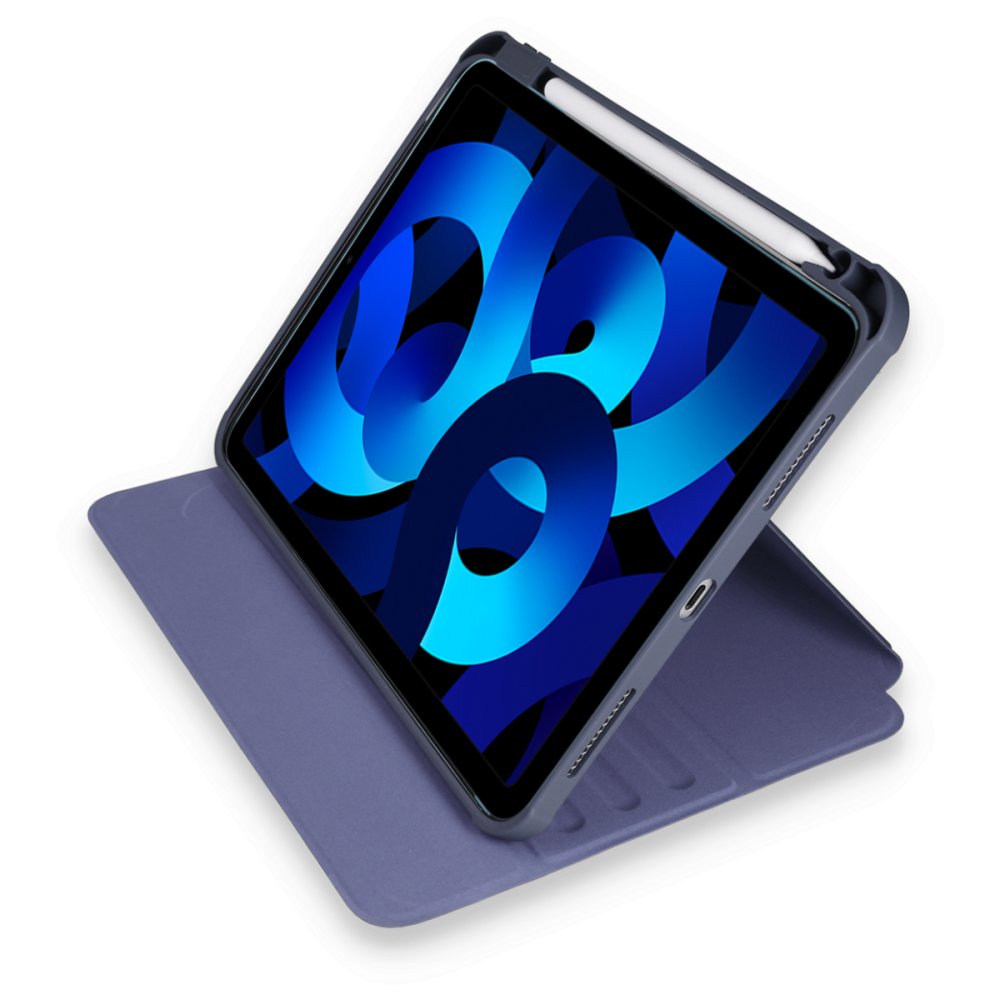 Newface iPad Pro 12.9 (2020) Kılıf Starling 360 Kalemlikli Tablet Kılıf - Lacivert