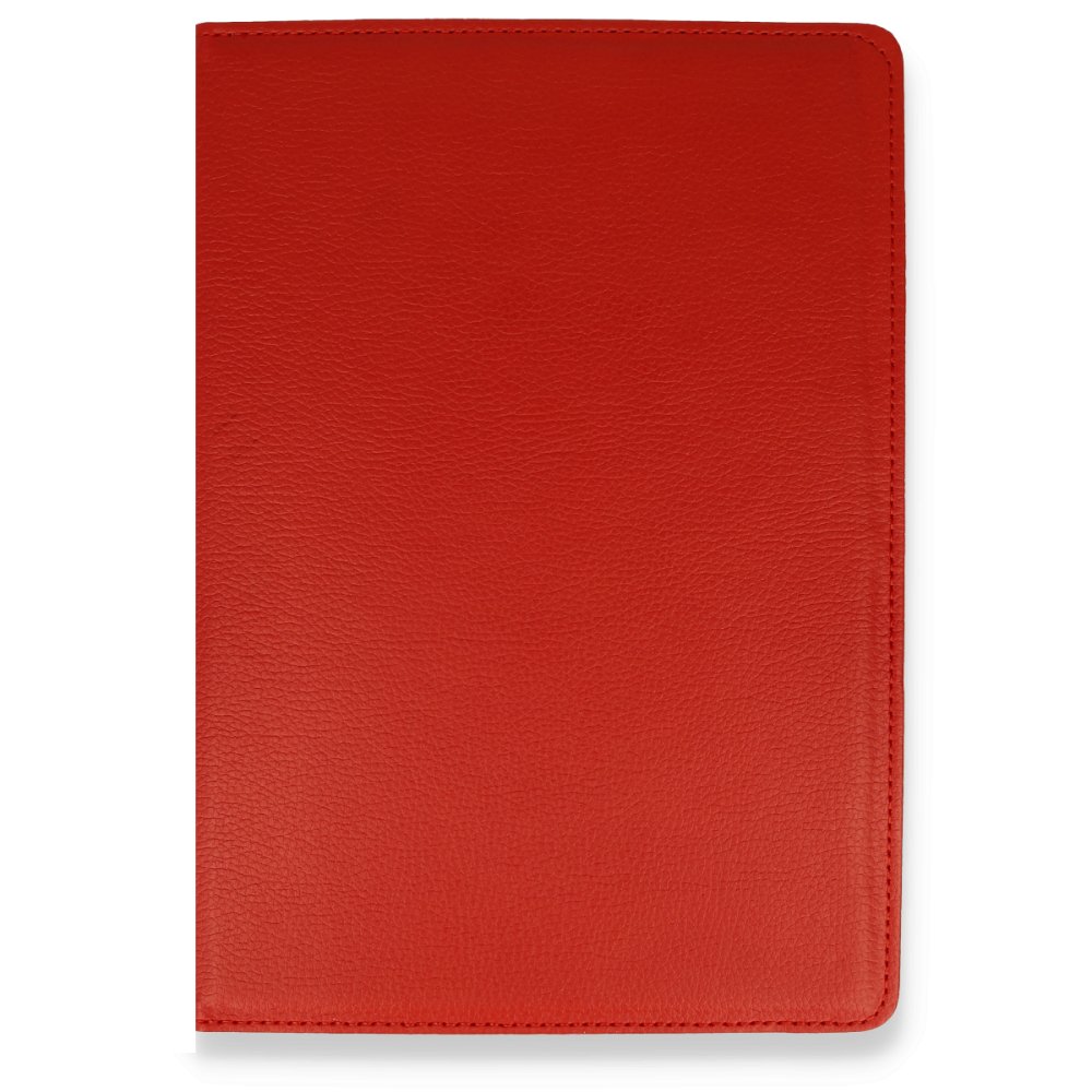 Newface iPad Pro 12.9 (2021) Kılıf 360 Tablet Deri Kılıf - Kırmızı