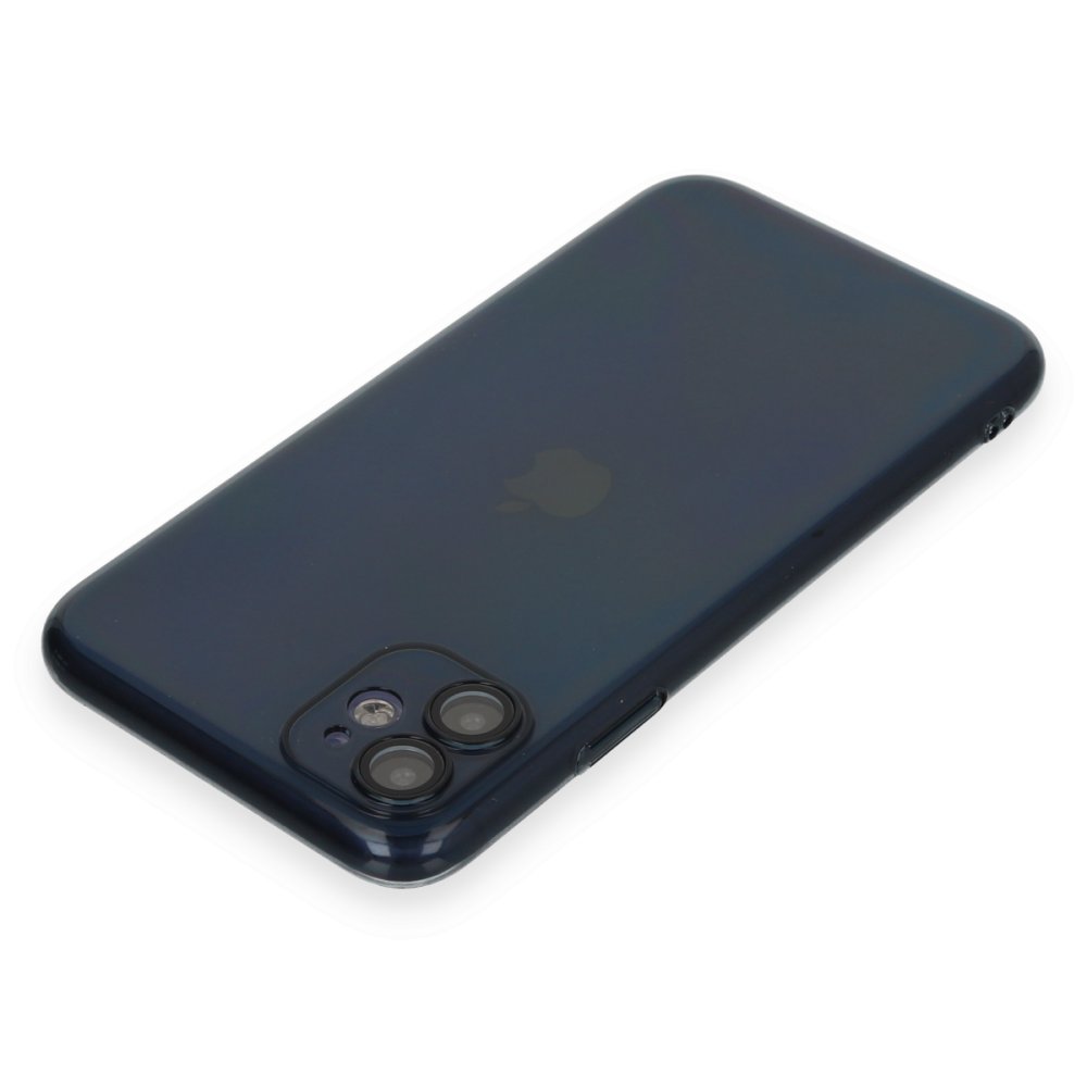 Newface iPhone 11 Kılıf Armada Lensli Kapak - Lacivert