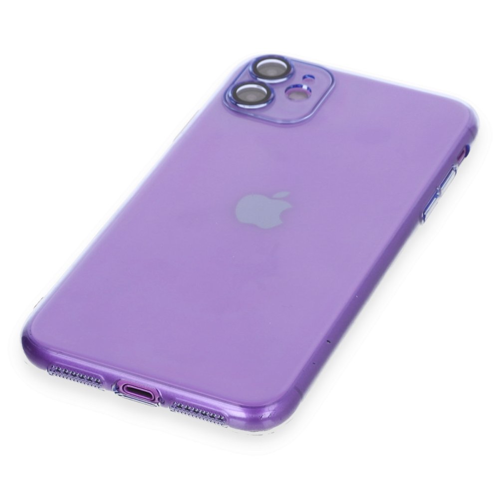 Newface iPhone 11 Kılıf Armada Lensli Kapak - Lila