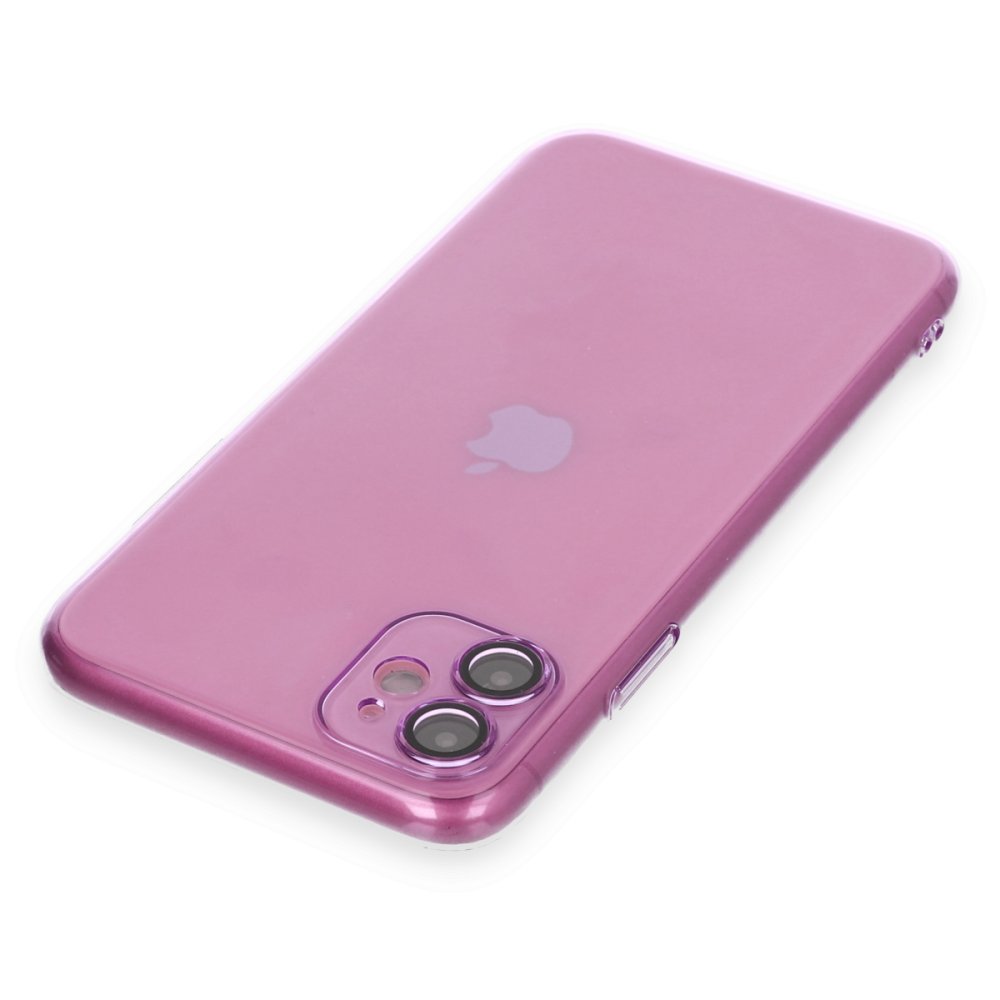 Newface iPhone 11 Kılıf Armada Lensli Kapak - Pembe