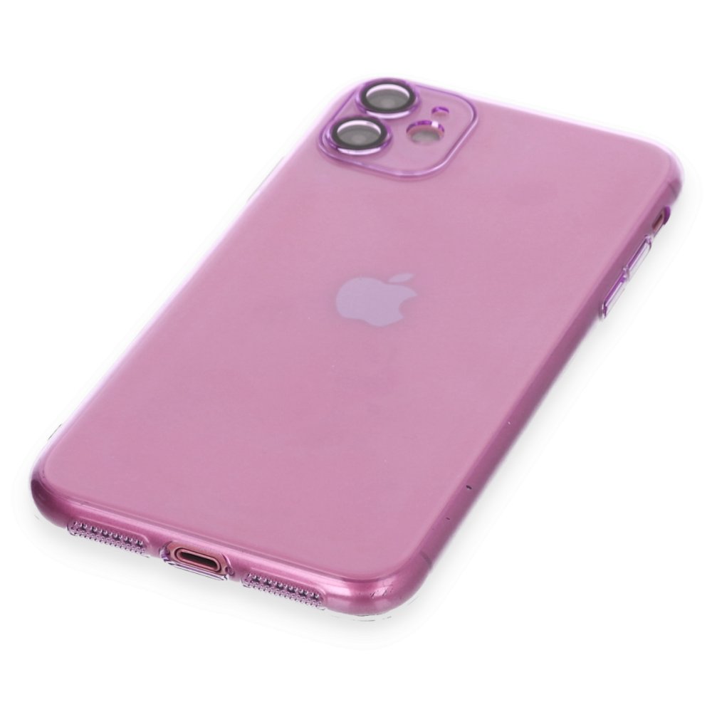 Newface iPhone 11 Kılıf Armada Lensli Kapak - Pembe