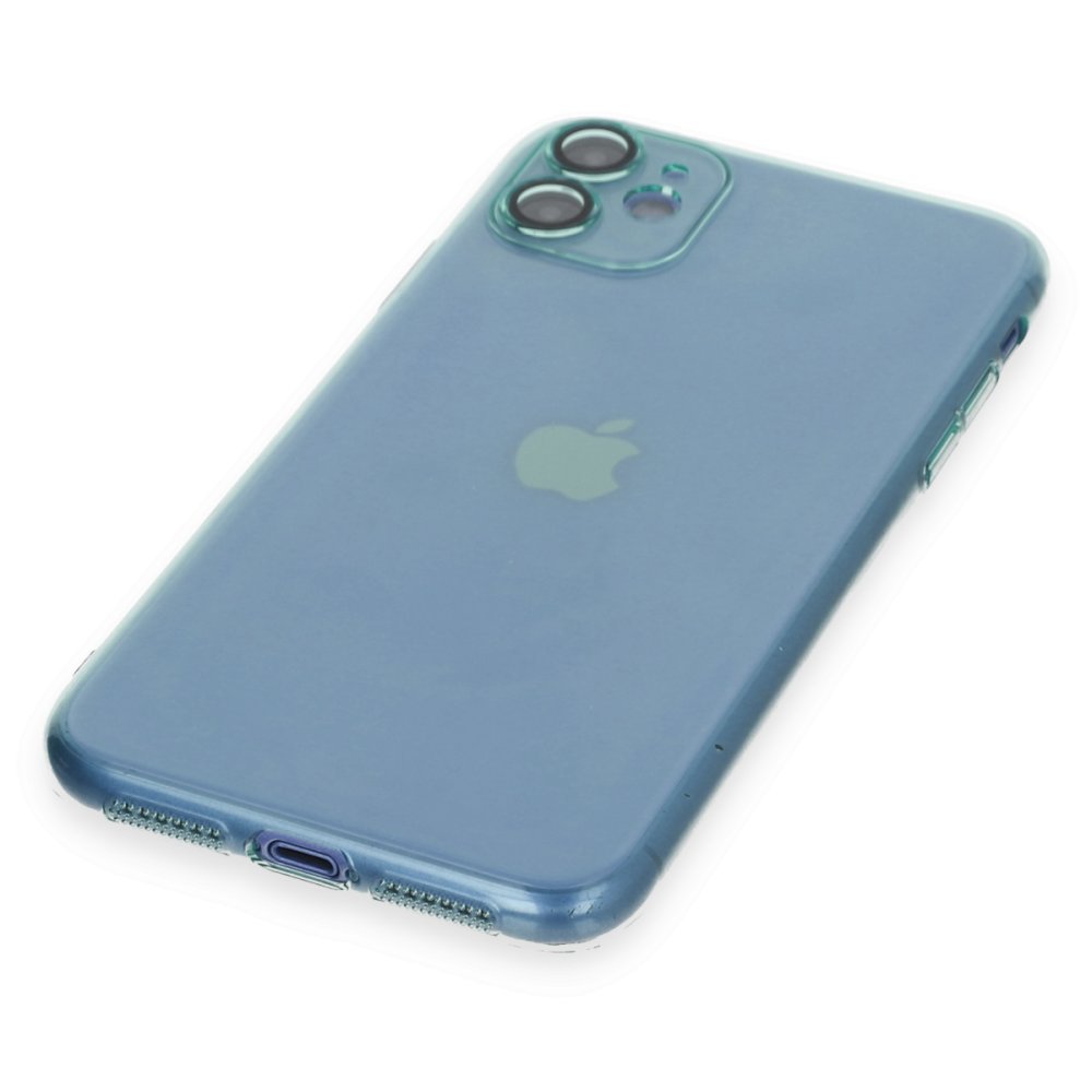 Newface iPhone 11 Kılıf Armada Lensli Kapak - Sierra Blue