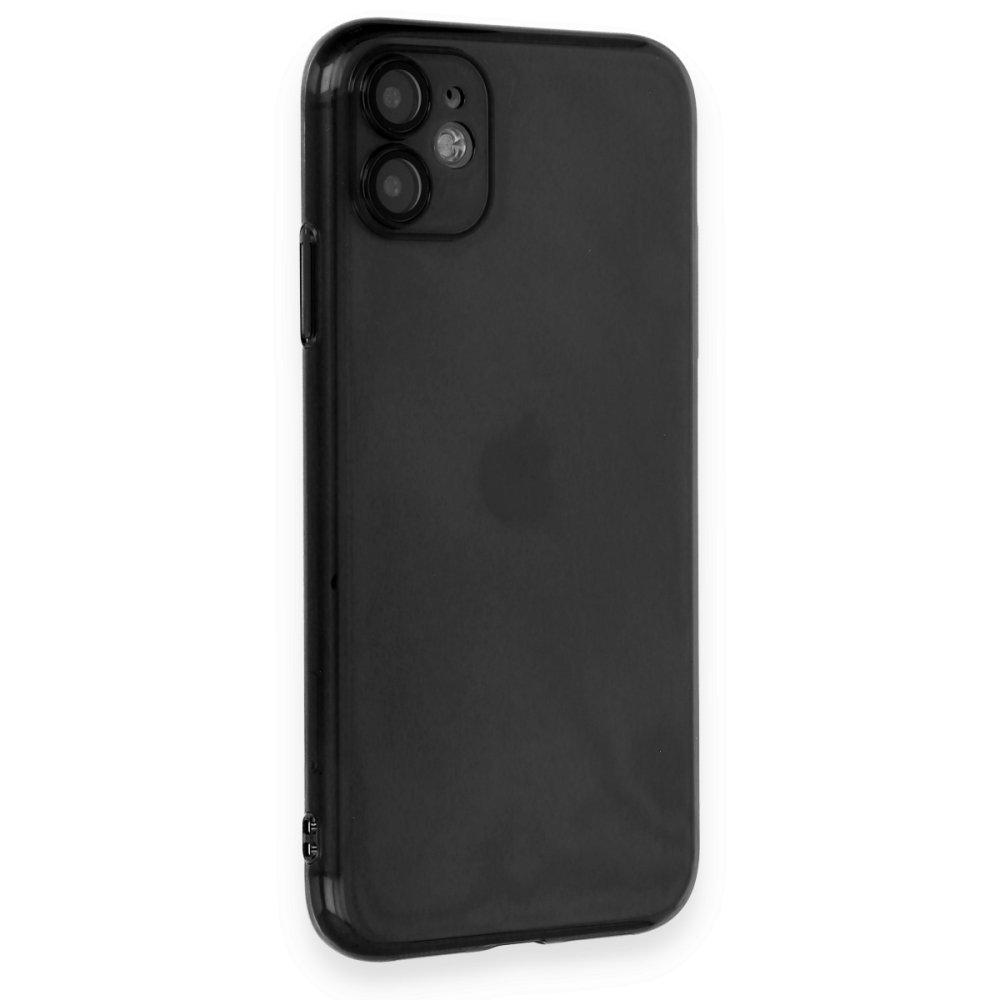 Newface iPhone 11 Kılıf Armada Lensli Kapak - Siyah