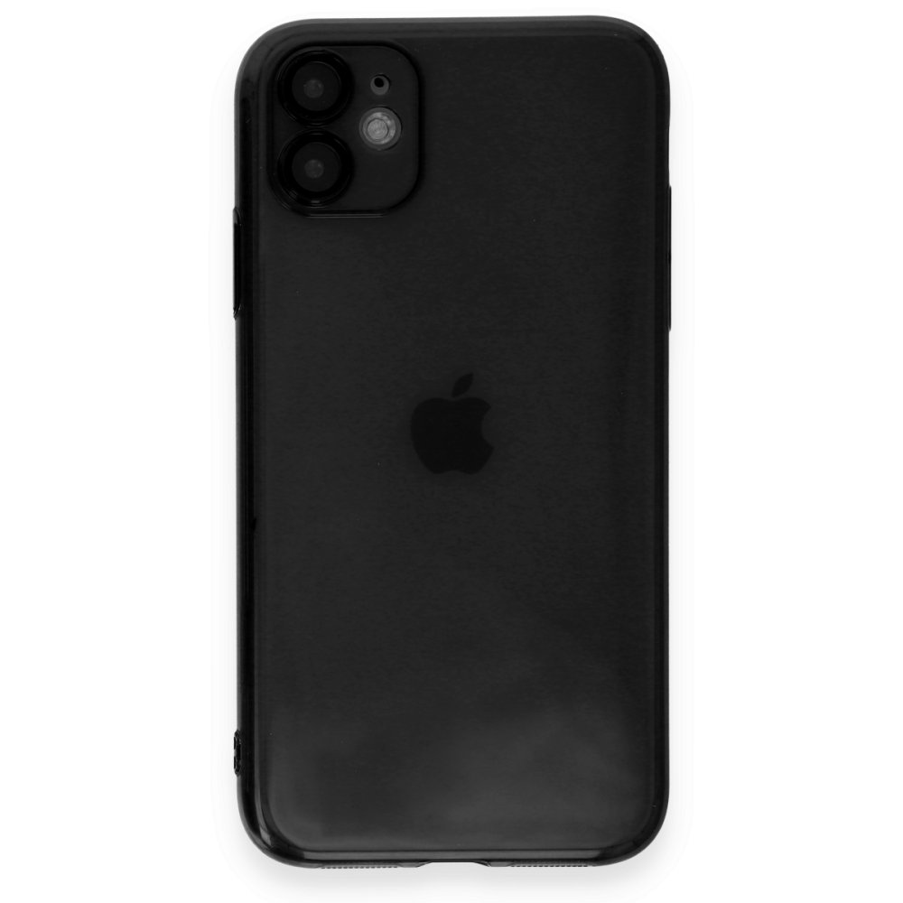 Newface iPhone 11 Kılıf Armada Lensli Kapak - Siyah