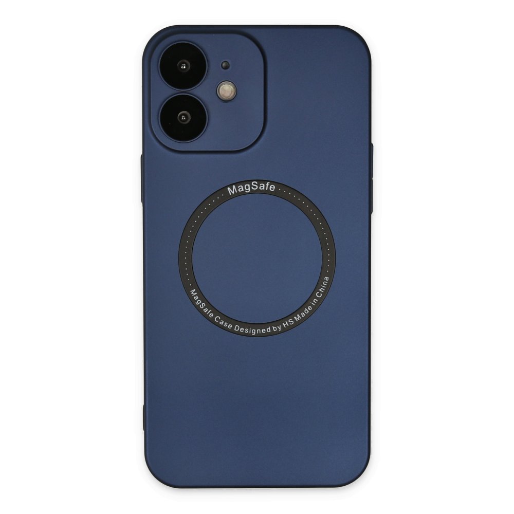 Newface iPhone 11 Kılıf Jack Magneticsafe Lens Silikon - Lacivert