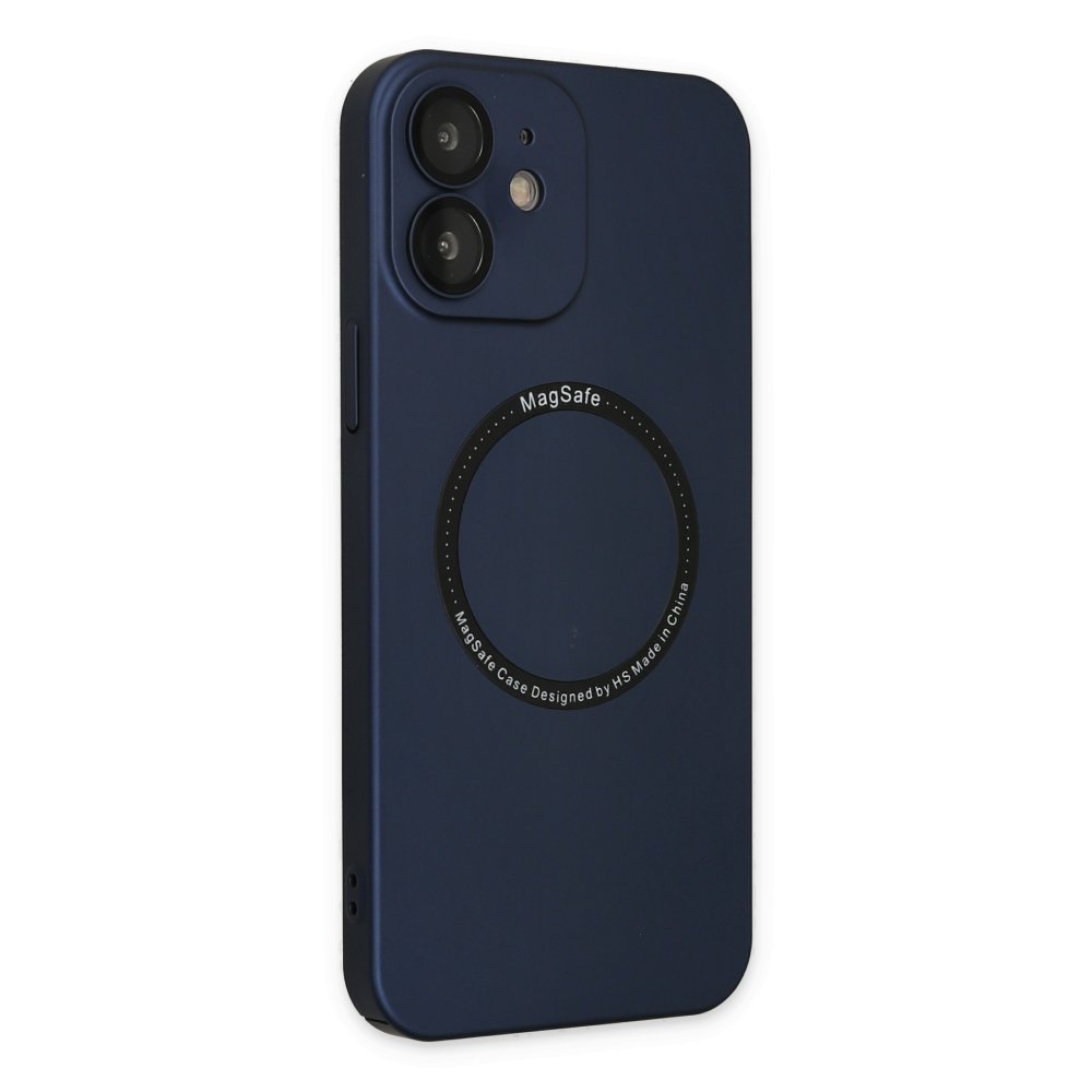 Newface iPhone 11 Kılıf Jack Magneticsafe Lens Silikon - Lacivert