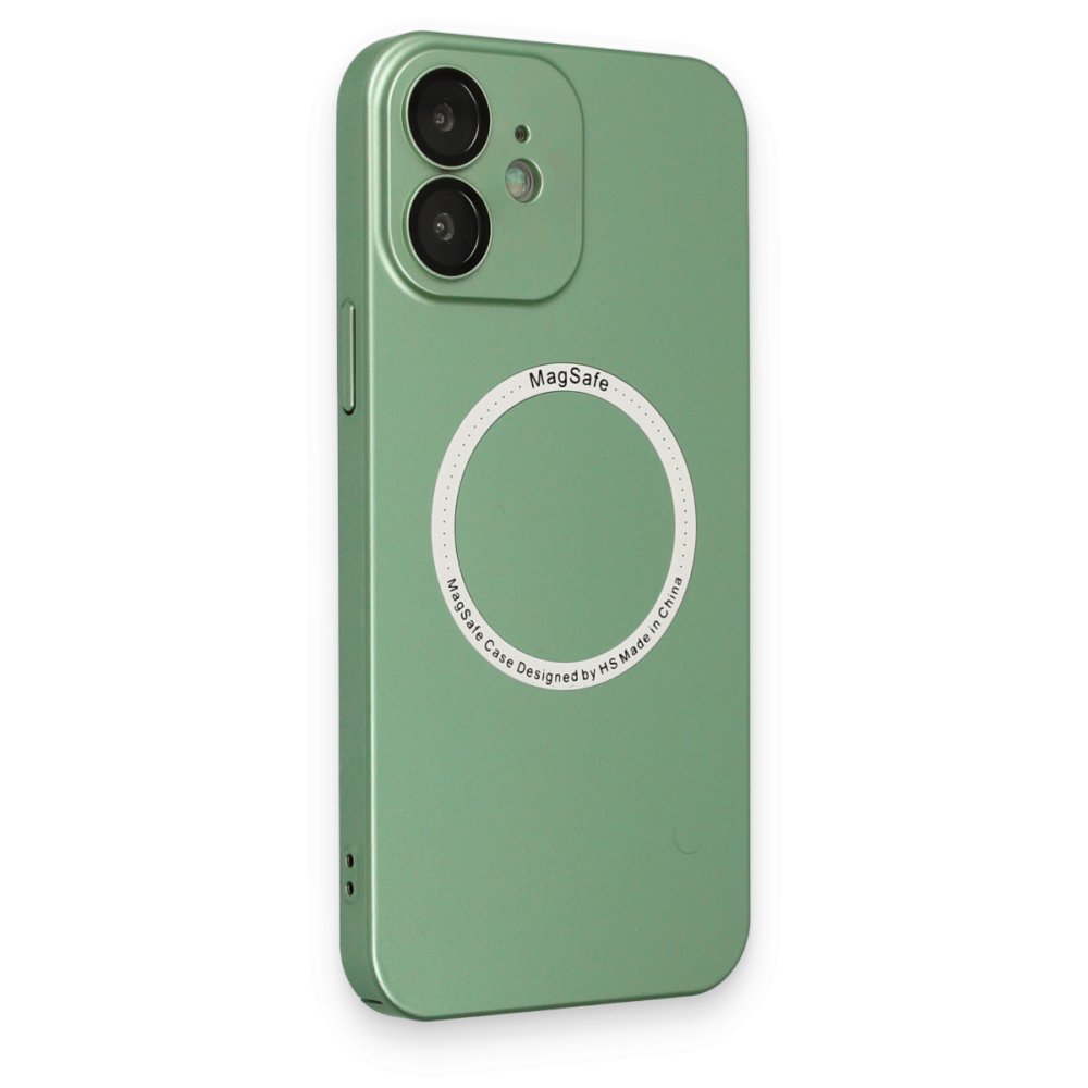 Newface iPhone 11 Kılıf Jack Magneticsafe Lens Silikon - Yeşil