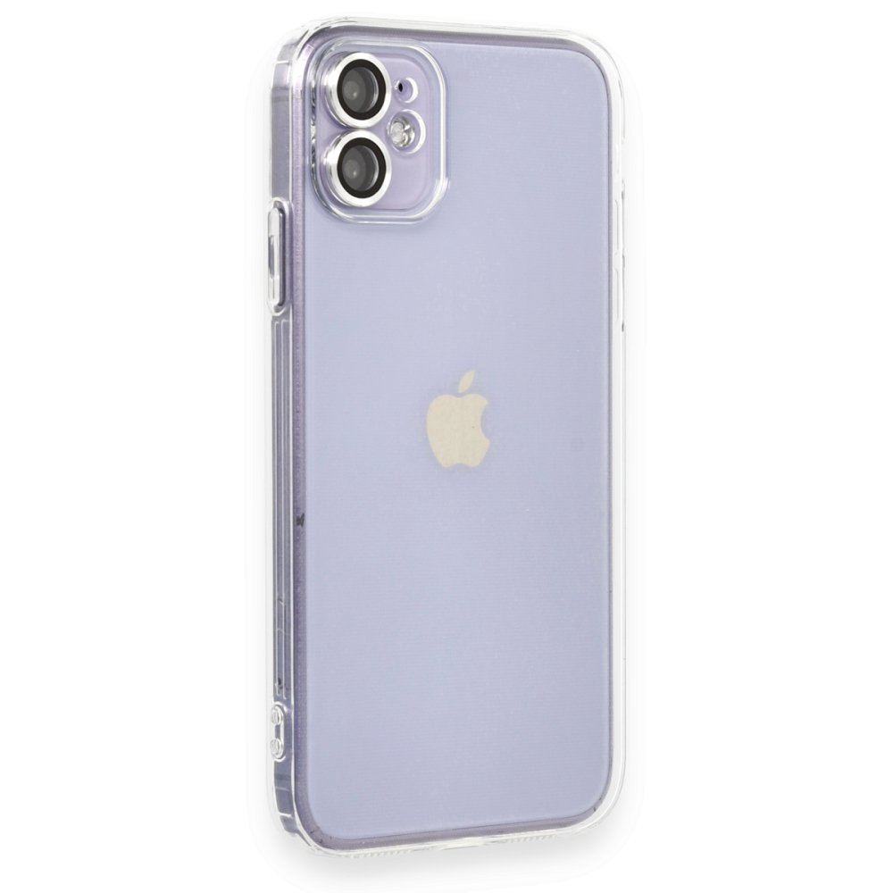 Newface iPhone 11 Kılıf Luko Lens Silikon - Gümüş