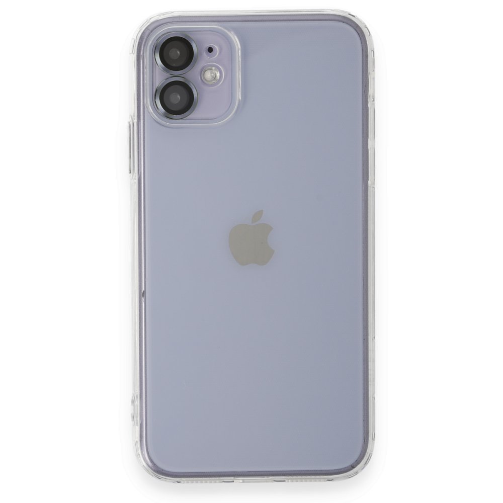 Newface iPhone 11 Kılıf Luko Lens Silikon - Sierra Blue