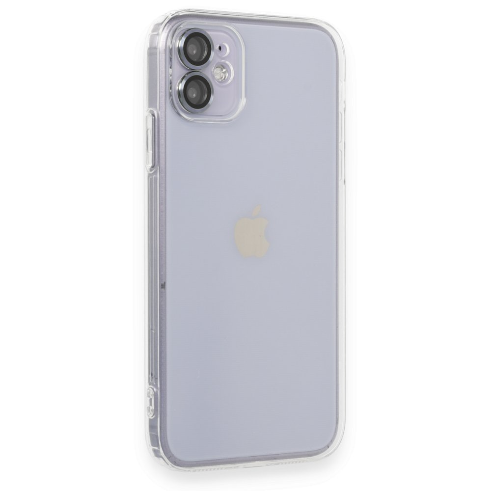 Newface iPhone 11 Kılıf Luko Lens Silikon - Sierra Blue