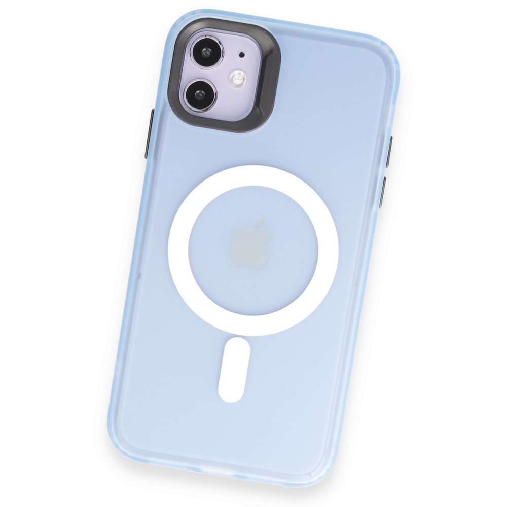 Joko iPhone 11 Kılıf Mateks Magsafe Kapak - Sierra Blue