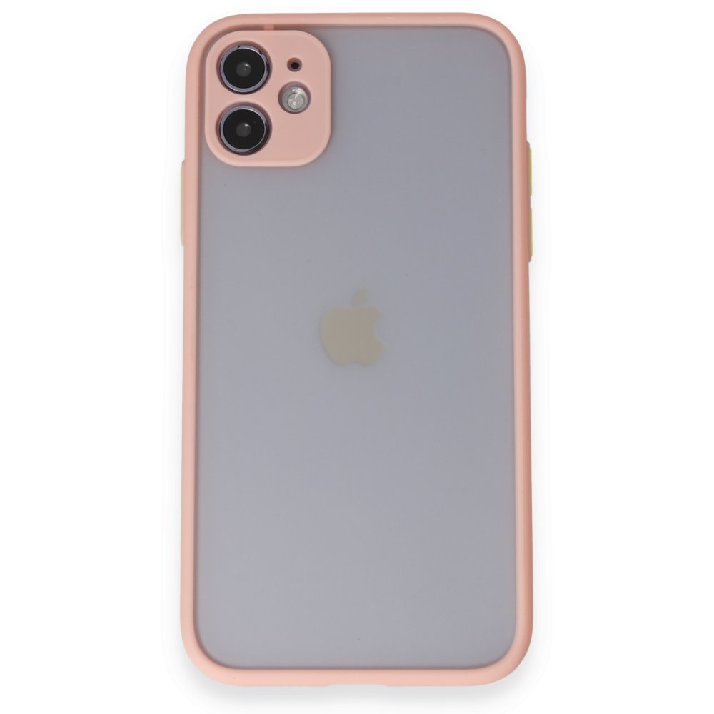 Newface iPhone 11 Kılıf Montreal Silikon Kapak - Pembe