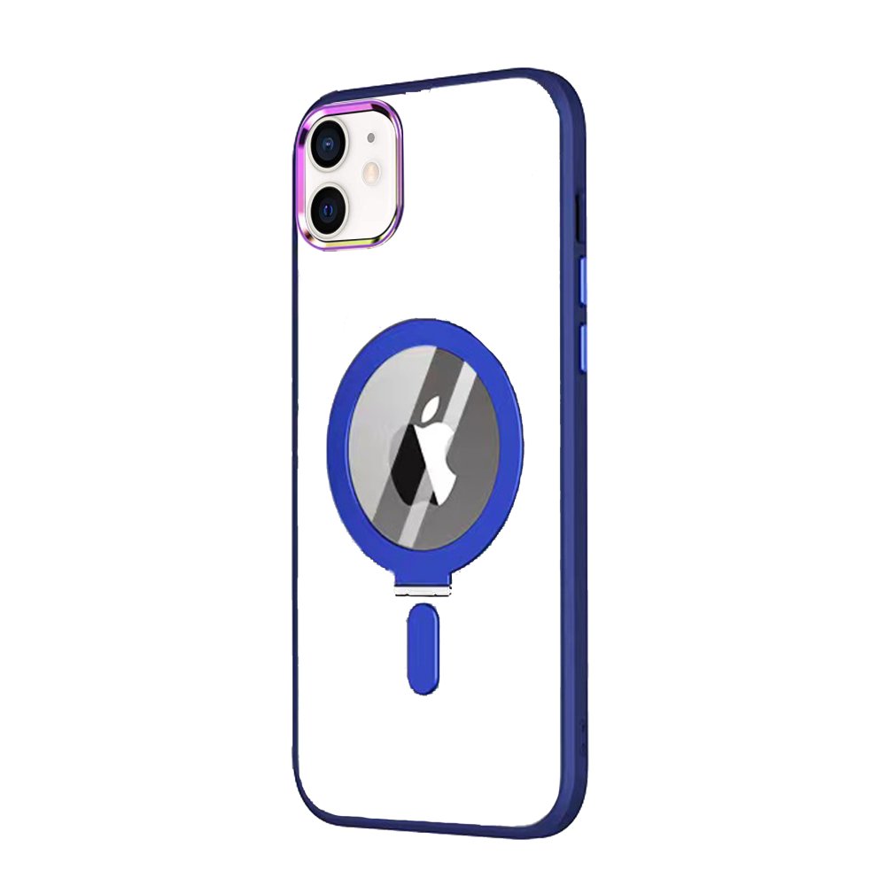 Newface iPhone 11 Kılıf Mudo Magneticsafe Standlı Kapak - Lacivert