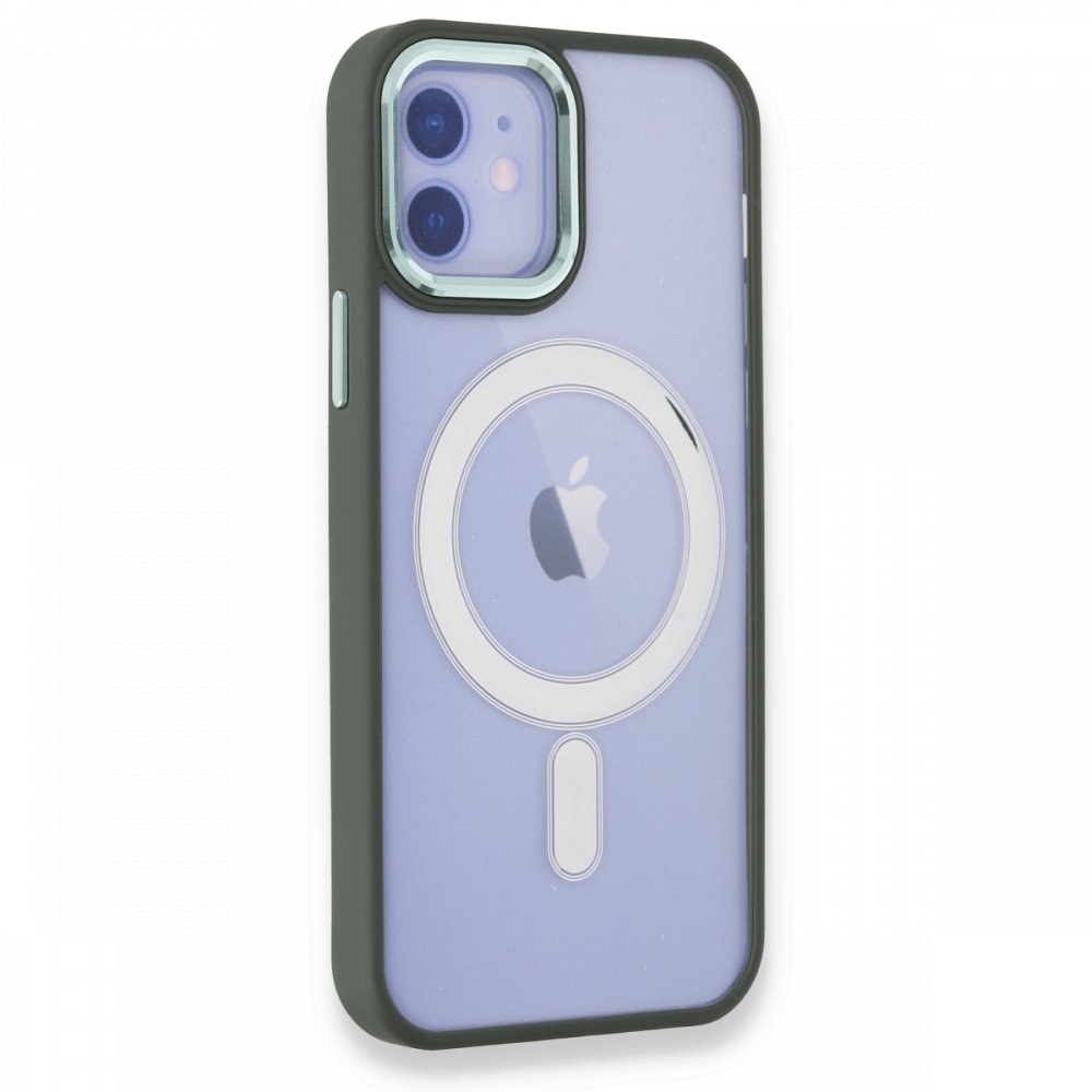 Newface iPhone 11 Kılıf Room Magneticsafe Silikon - Köknar Yeşili